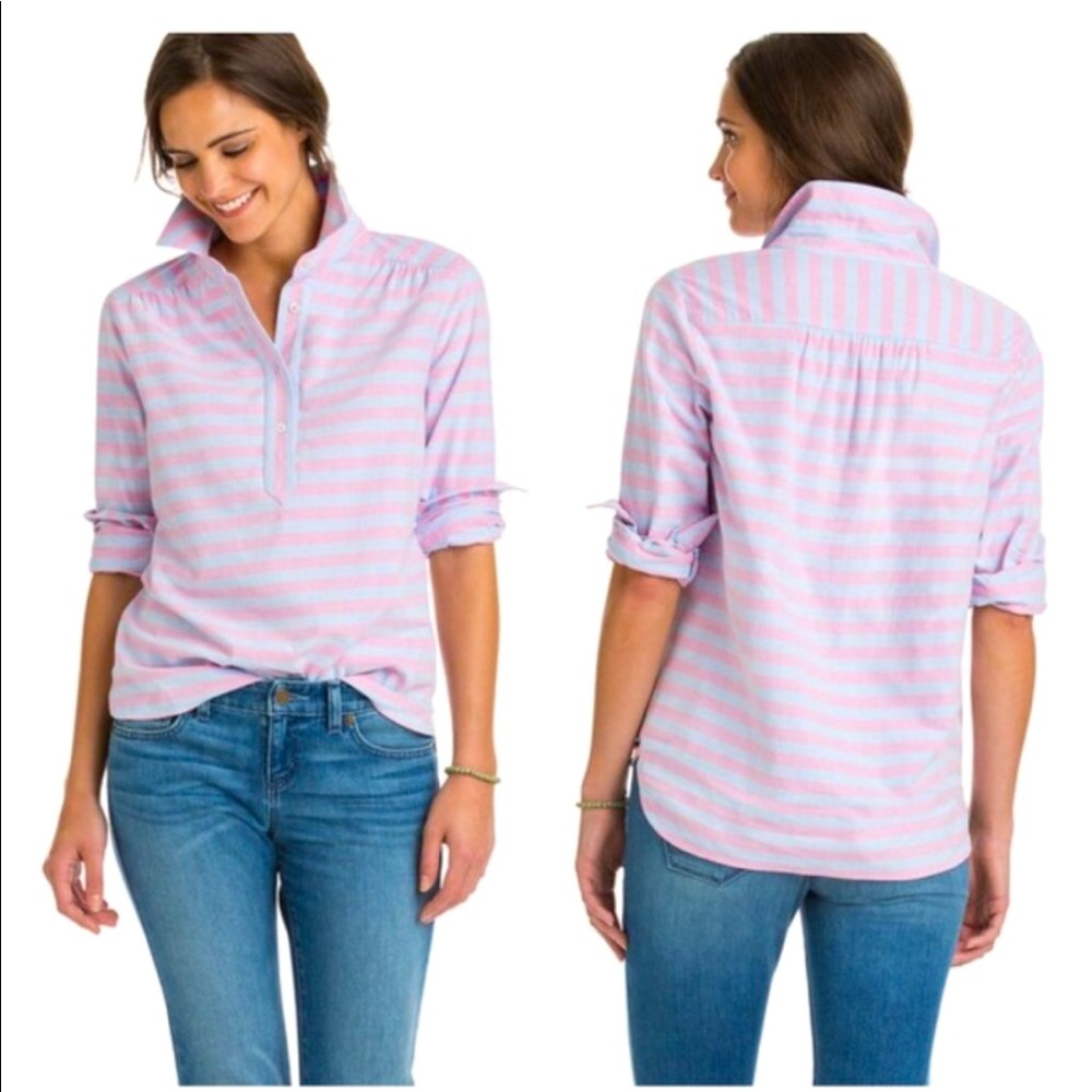 Vineyard Vines Button Pullover Shirt - image 1